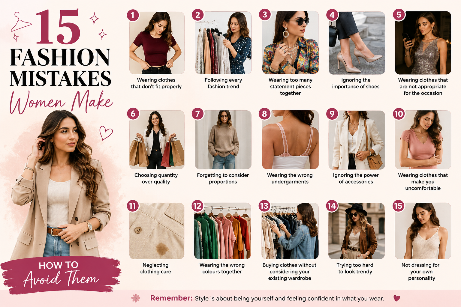 15 fashion mistakes women make and how to avoid them